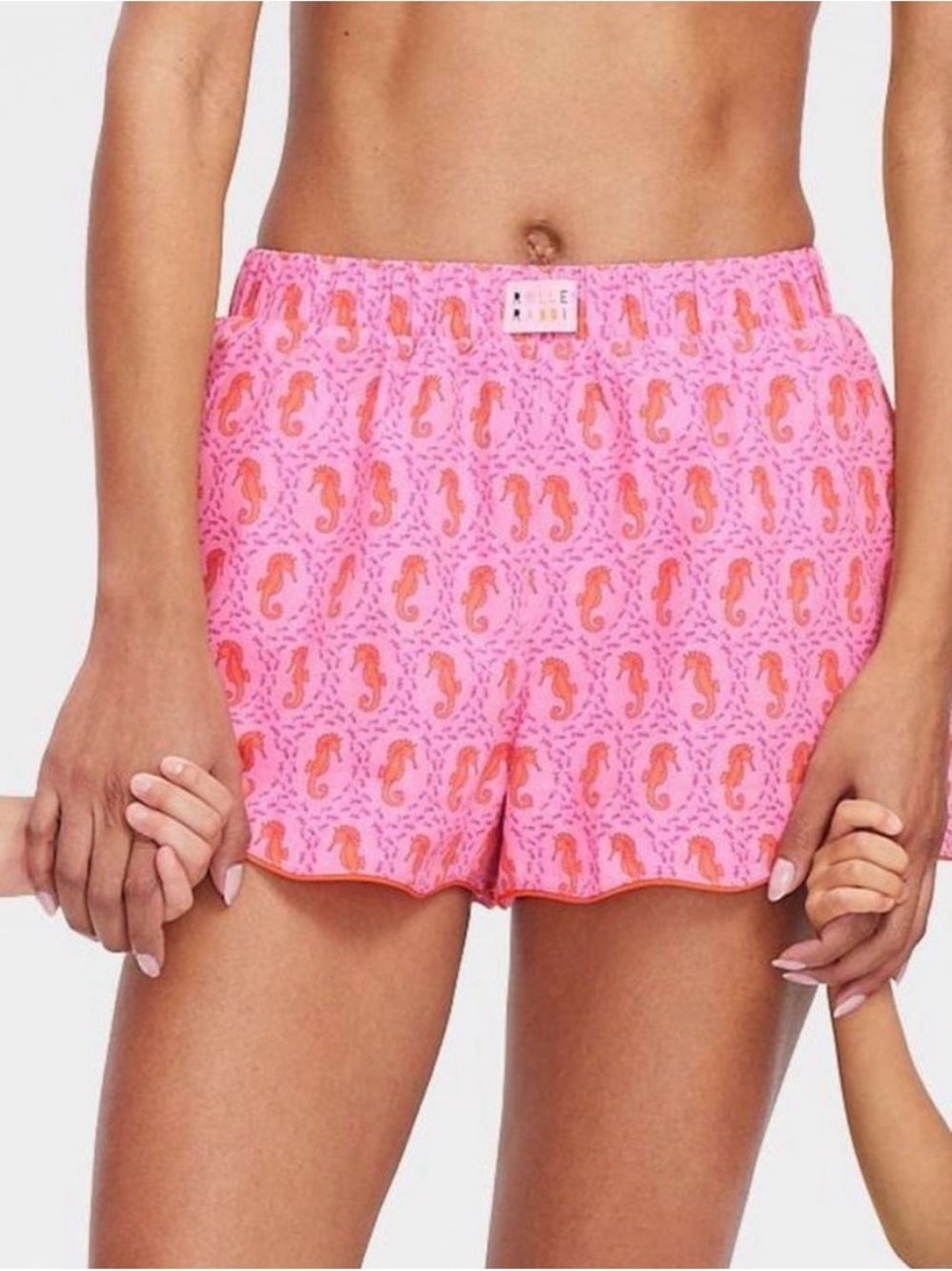 Roller Rabbit x Target Pink Seahorse Poplin Shorts